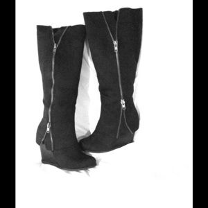 MAKE OFFER!  Rampage Black Knee High Boot