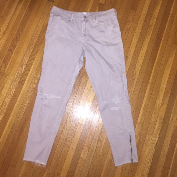 High rise super skinny jeans