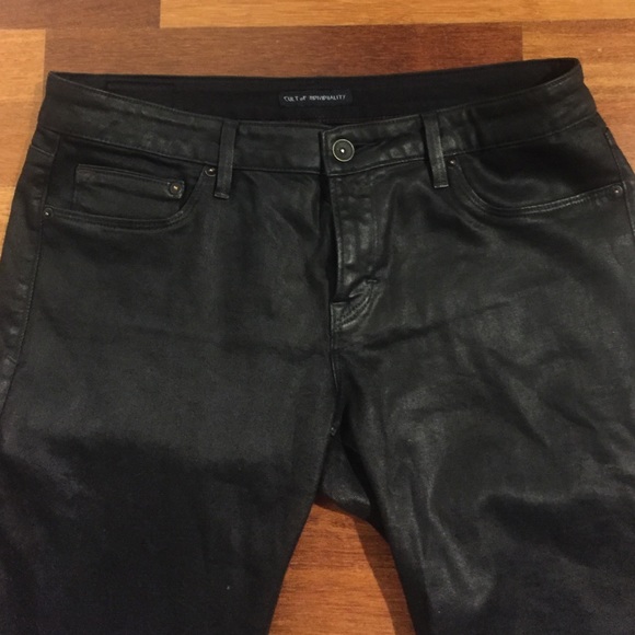 Cult of Individuality Black Moto Jeans, 31