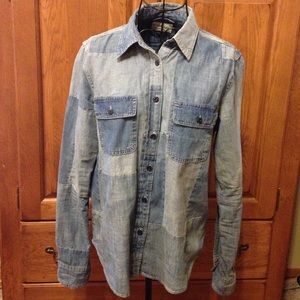 Ralph Lauren (Denim & Supply) patchwork denim top