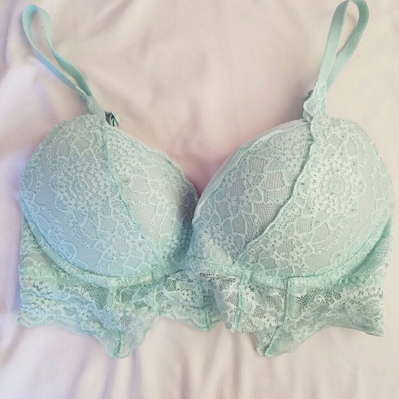 Blue PINK victoria's secret bralette