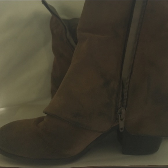 Brown ankle boots