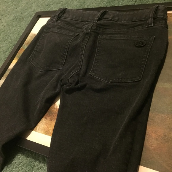 AUTH. Tory Burch Ivy Super Skinny Black Jeans - Picture 4 of 4