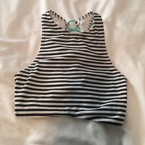 Forever 21 Lace up back swim suit