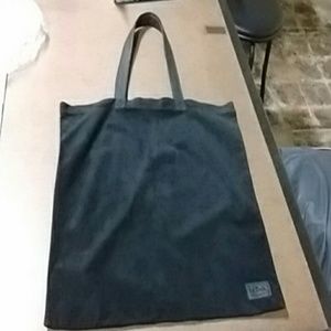 Le Cuir Los Angeles calf suede cowhide tote black