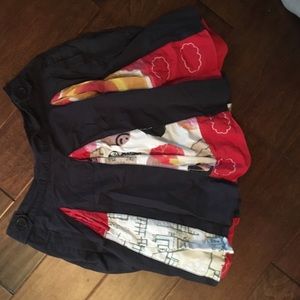 Pleated anthropologie skirt