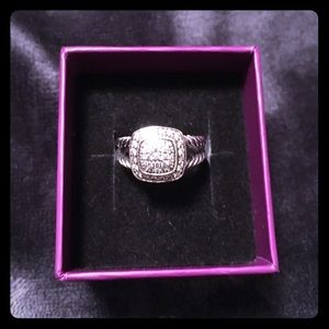 David Yurman Petite Albion Ring w/ Diamonds size 5