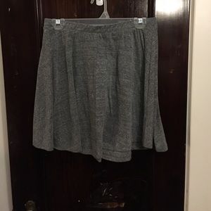 Grey mini skirt