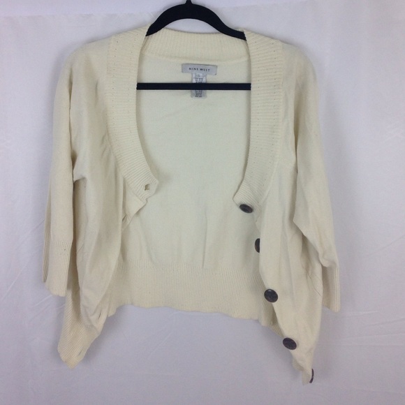 Cream Nine West Cardigan