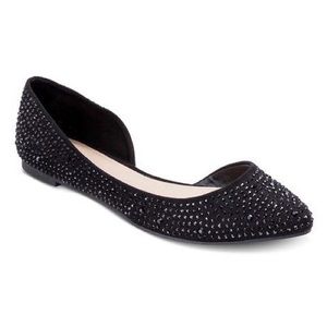 Mossimo Black Flats Sparkle Studded Target Elsie