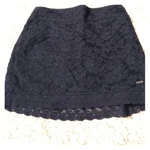 Navy blue Hollister Pencil Skirt