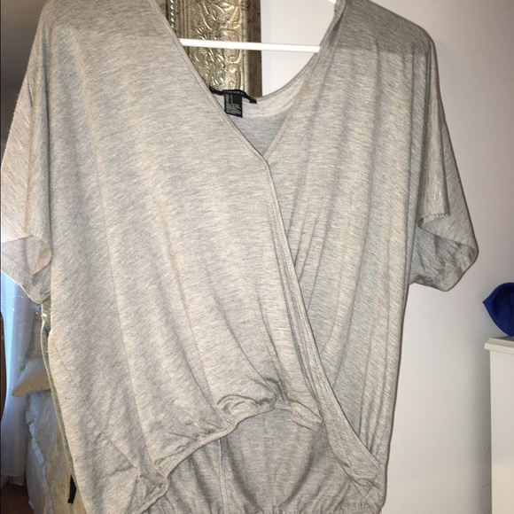 Grey forever 21 top