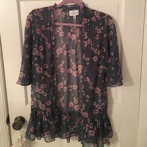 American Eagle Floral Kimono