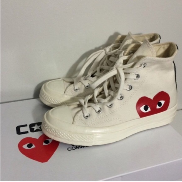 cdg converse poshmark