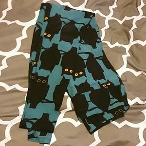 Halloween Owl Leggings Black LuLaRoe