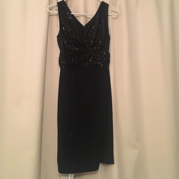 Fun NYE dress! Sequenced top, size 0.
