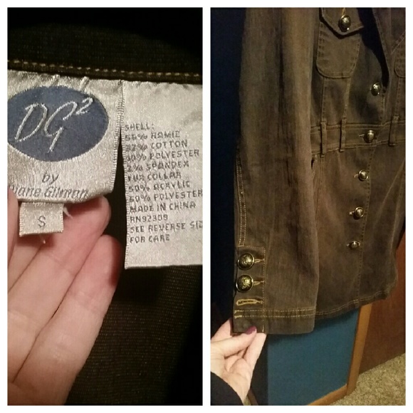 Diane Gilman long brown coat - Picture 4 of 8