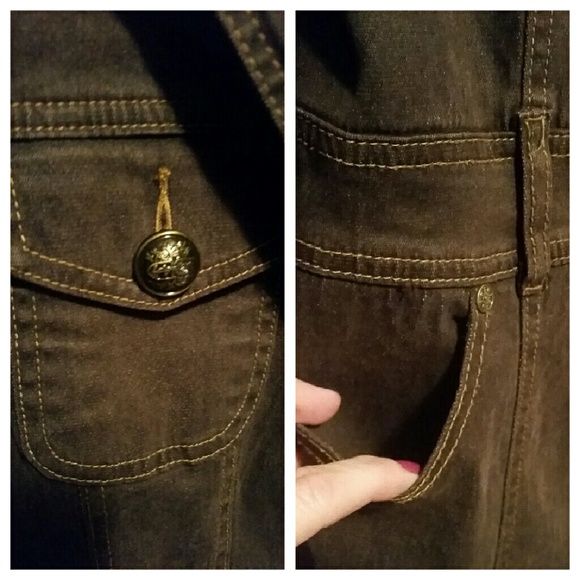 Diane Gilman long brown coat - Picture 5 of 8