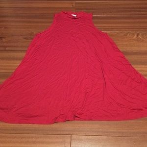 Hot ginger dress.