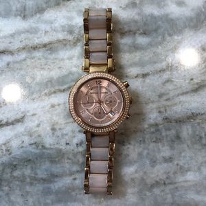 Michael Kors rose gold watch
