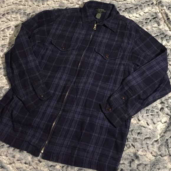 Lauren Ralph Lauren petite P/M zippered flannel