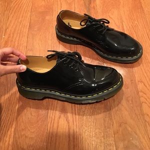 Patent leather doc Martens