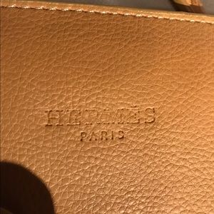 NWT Hermes tan bag purse