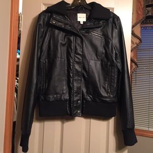 Faux Leather Jacket