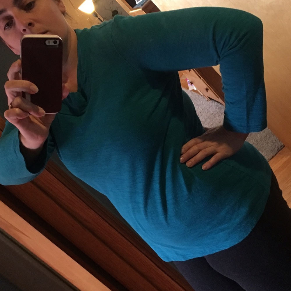 Teal LS shirt