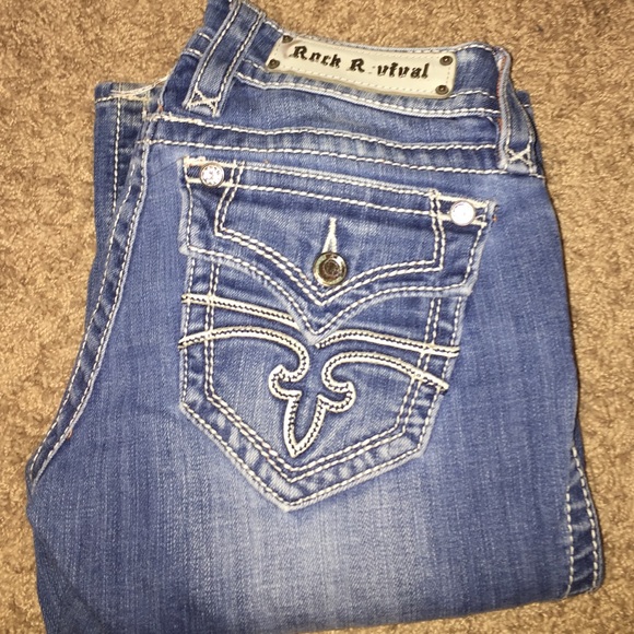 Rock revival jeans lighwash bootcut MAKE AN OFFER!