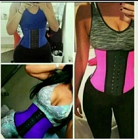 9 STEEL BONE 100% LATEX WAIST TRAINER TOP QUALITY - Picture 2 of 7