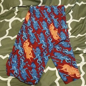 Unicorns and Lions Leggings LuLaRoe