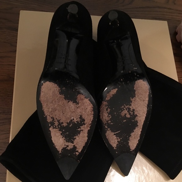 Sergio Rossi Black Suede Boots - Picture 2 of 4