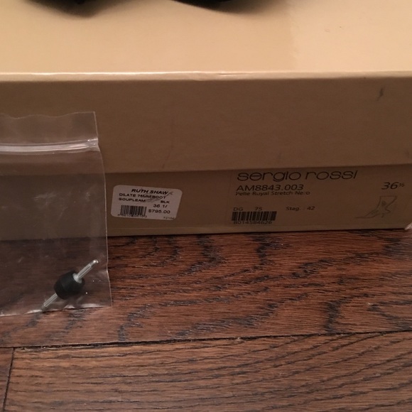 Sergio Rossi Black Suede Boots - Picture 4 of 4