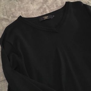 Men's J Crew Navy V Neck Sweater