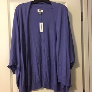 Old Navy purple shrug