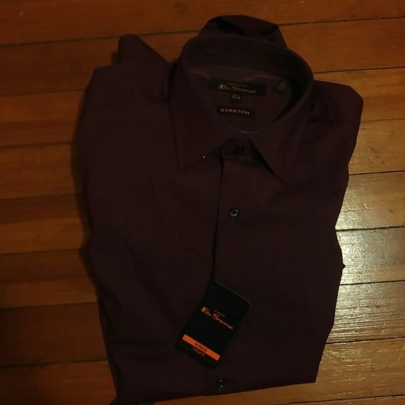 Ben Sherman BurgundyMen's Dress Shirt