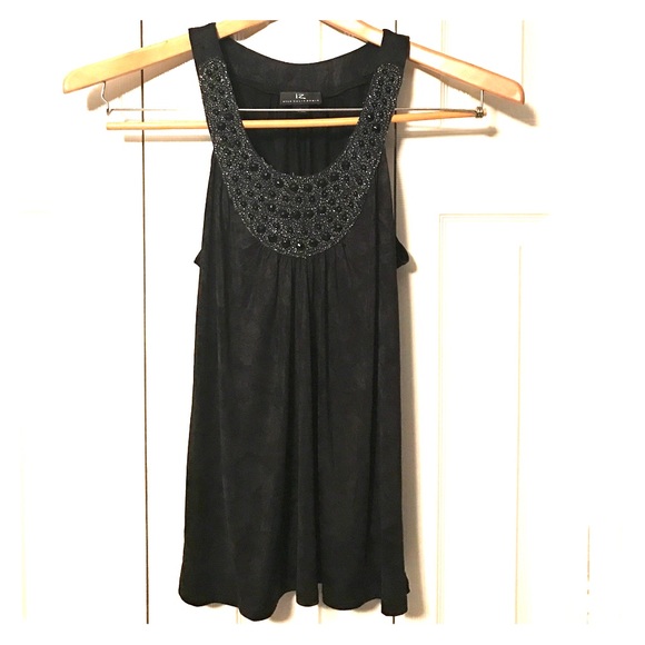 Black Beaded top