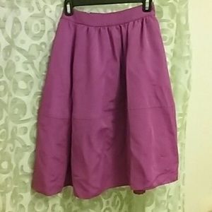 Fuchsia a line skirt