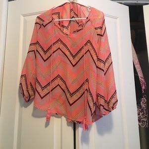 Wishful park shirt- flowy