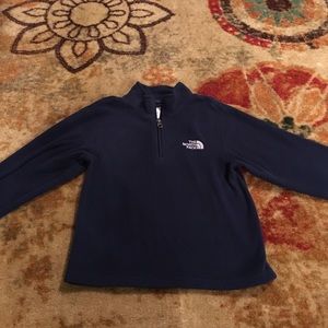 The North Face Boys fleece half zip pullover