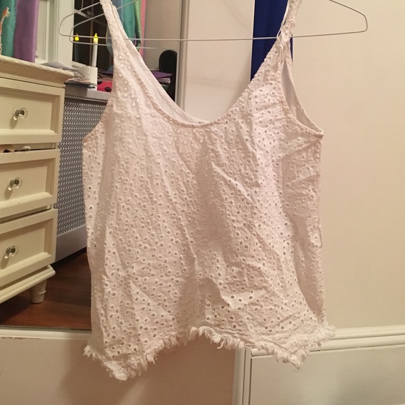 Zara white tank top
