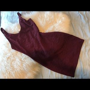 Forever 21 wine mini dress