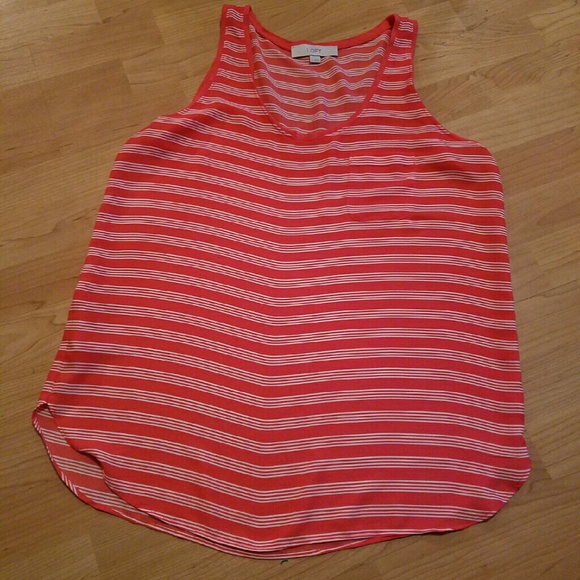 Loft flowy striped shirt