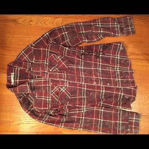 Long Sleeve Plaid Shirt