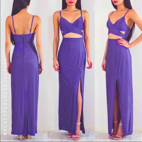 Purple Wrap Dress