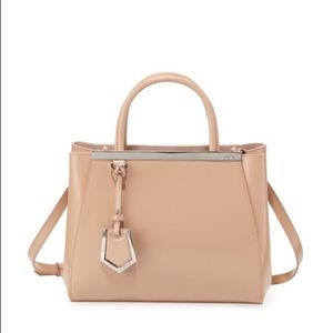 Preowned Fendi 2Jours Mini Patent Tote Bag