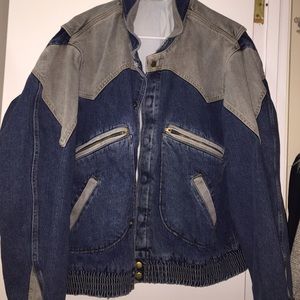 Special collab Guess x A.S.A.P Rocky denim bomber.