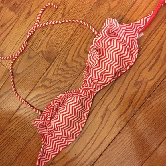 Chevron bikini top