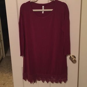 Maroon dress!